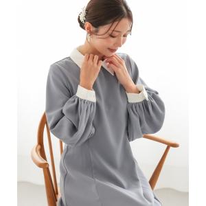 ドレス セレモニー 入学式 卒業式 学校行事 食事会 対応 クラシック セーラーカラー きれいめ 上品 大人フェミニン フォーマル 謝恩会 成人式