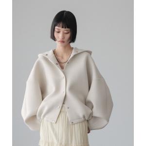 ダンボールフードブルゾン レディース