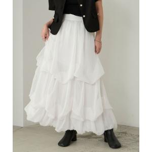 スカート 「Cherir Mignon」ボリュームシアータックスカート