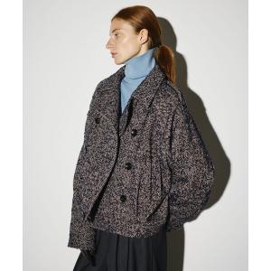 コート アウター 「RIM.ARK/リムアーク」Loop kersey over CT/ループツイードオーバーコート レディース