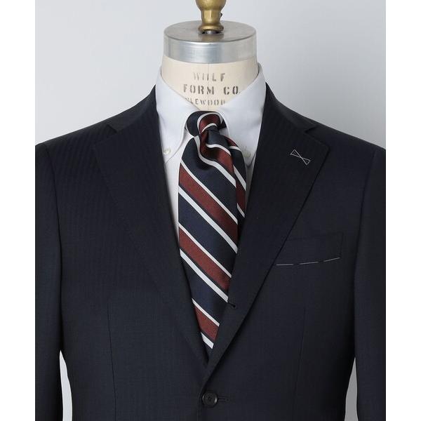 ネクタイ Stefanobigi: シルク リバース レジメンタル ネクタイ