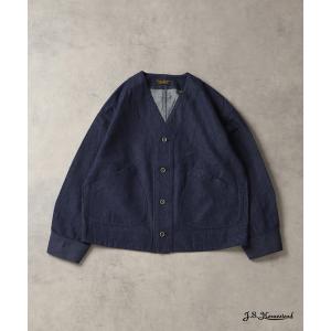 コート ジャケット J.S.Homestead / コットンリネン デニム “JUDO” ブルゾン メンズ