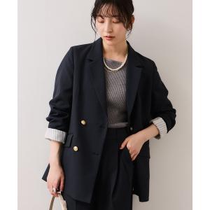 ジャケット テーラードジャケット 美easyコンフォート金ボタンジャケット/イージーケア・UVケア・セットアップ対応 レディース