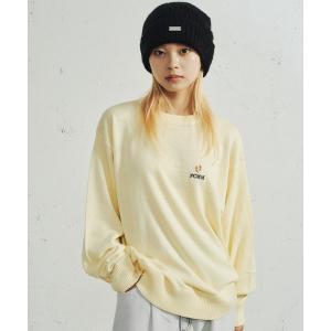 「FCMM」 長袖ニット MEDIUM ライトイエロー メンズ