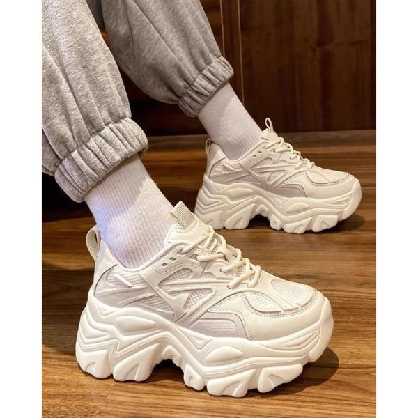 スニーカー 厚底ダッドスニーカー レディース