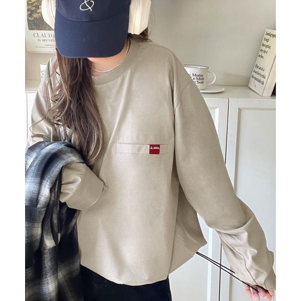 「Java」 半袖Tシャツ MEDIUM ベージュ レディース