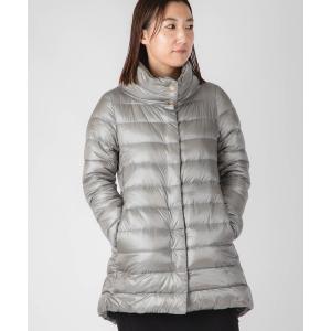 「HERNO」 ダウンコート 38 グレー レディース