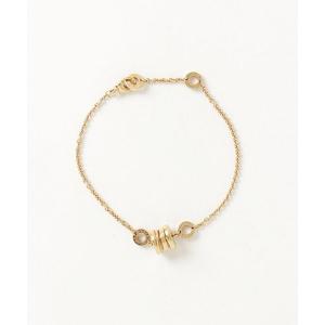 「BVLGARI」 K18 B-zero1 ブレスレット - ゴールド レディース