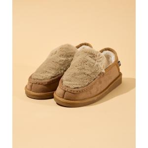 デッキシューズ モカシン 「 MEI / メイ 」フェイクファーモカシン レディース