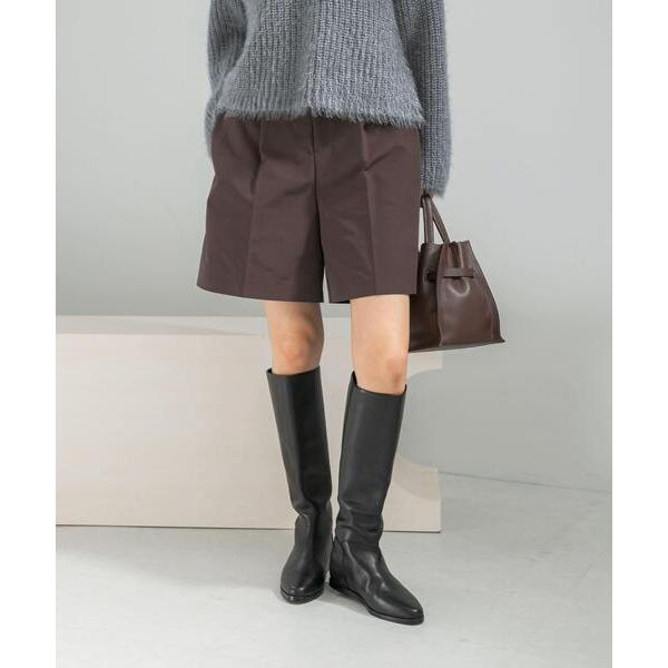 パンツ タックデザインショートパンツ レディース