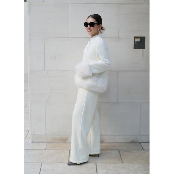 スウェットパンツ ジャージ 2wayブラッシュドバックスウェットパンツ レディース