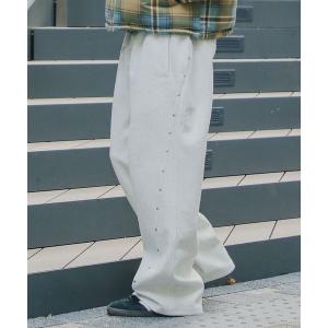 スウェットパンツ ジャージ LAND MUSEUM／スタッズラインスウェットパンツ メンズ