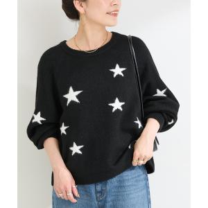 ニット セーター 「追加」スタージャガードラグランプルオーバー レディース