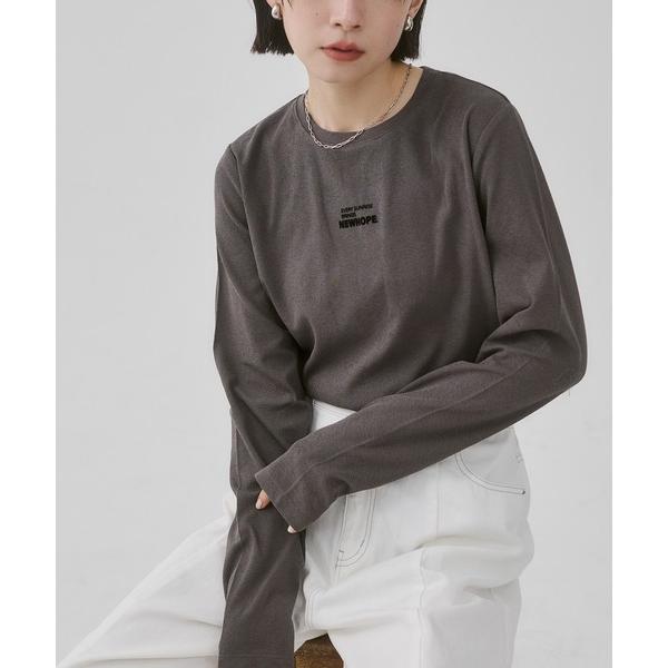 tシャツ フロッキー ロゴ 長袖Tシャツ レディース