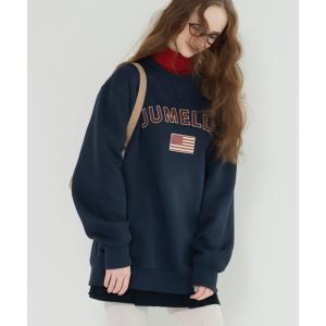 トレーナー スウェット 「トップス部門１位」ワッペンロゴスウェット レディース