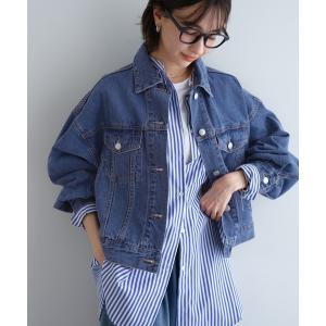 デニムジャケット gジャン ショート丈ジャケット「デニム/ツイル」 レディース