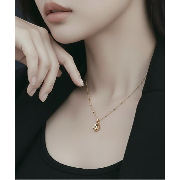 アレルギー対応 ネックレス 「Sonu jewelry（ソヌジュエリー）」ミニジェムドロップネックレ...