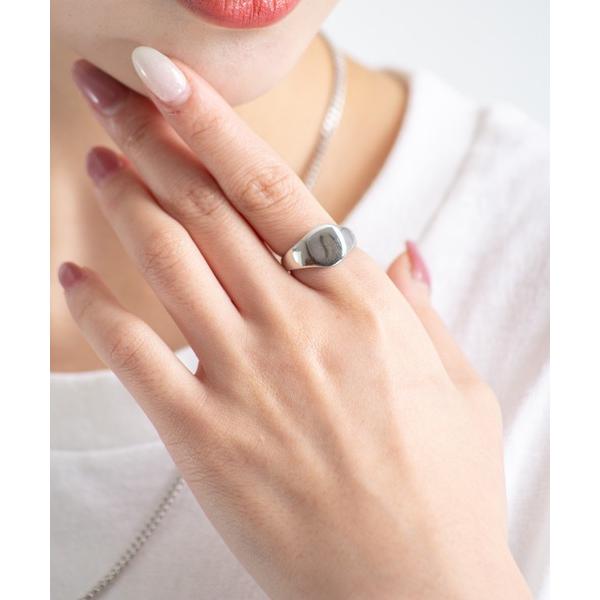 指輪 リング 「TOMWOOD/トムウッド」Mini Oval　シルバーリング 指輪 ピンキー レデ...