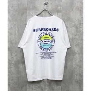 tシャツ 「NEV」オーバーサイズ グラフィックプリント Tシャツ メンズ