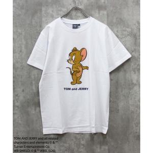 tシャツ 「TOM＆JERRY/トム＆ジェリー」プリント ちょいBIG Tシャツ メンズ
