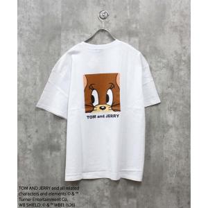 tシャツ 「TOM＆JERRY/トム＆ジェリー」プリント オーバーサイズ Tシャツ メンズ