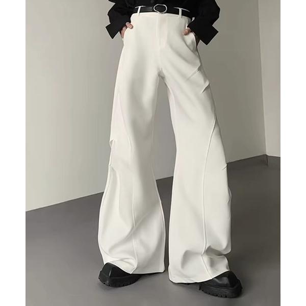 ジーンズ SBG 切り替えドレープフレアパンツ メンズ