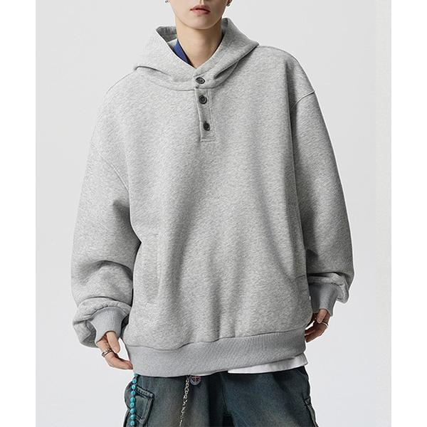 トレーナー スウェット SBG ルーズフィット ハイネックフーディー メンズ