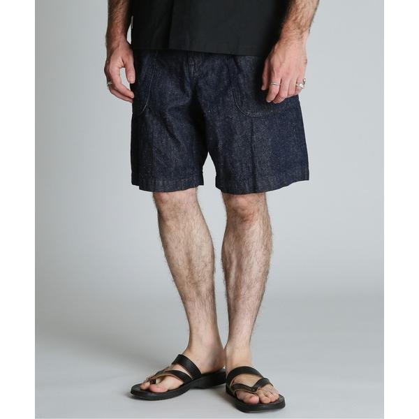 ワイドパンツ ジーンズ Schott/ショット/JAPAN NEP DENIM SHORTS/ジャパ...