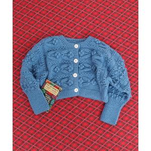 カーディガン ネパールギルボックス もよう編みショートカーディガン レディース