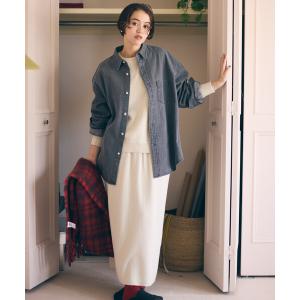 ブラウス シャツ デニムビックシャツ レディース