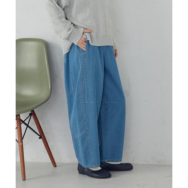 ワイドパンツ ジーンズ デニム デニムパンツ デニムカービーパンツ / セットアップ対応 レディース