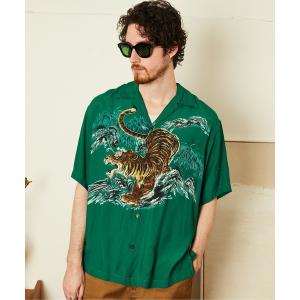 Schott N.Y.C（ショット） Schott ZEBRA RAYON SHIRT ゼブラレーヨン