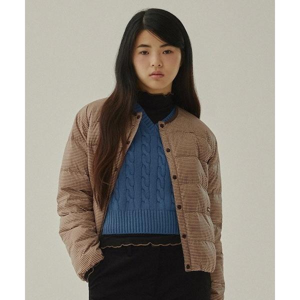 ダウンコート ダウンジャケット RDS WOMEN'S COVERLITE CHECK PRINT ...