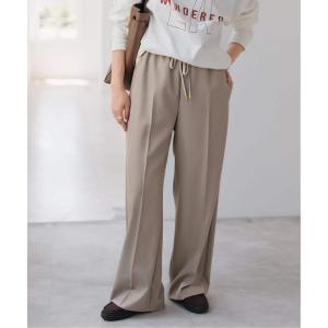 スラックス パンツ 「新色有り / 追加」P/Wイージースラックスパンツ レディース