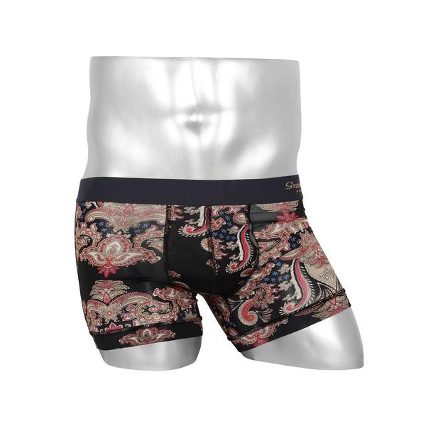ボクサーパンツ Gravevault グレイブボールト Oriental BANDANA メンズ シ...