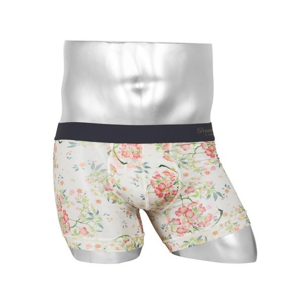 ボクサーパンツ Gravevault グレイブボールト 桜-SAKURA メンズ ショートボクサーパ...