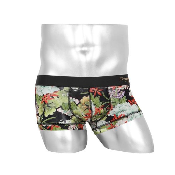 ボクサーパンツ Gravevault グレイブボールト 千總 芙蓉百花 メンズ ローライズボクサーパ...