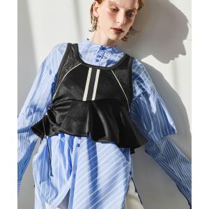 OMMO（オーエムエムオー） ワンピース IRREGULAR SHIRRING COCOON CAMI