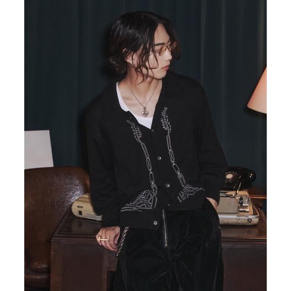 カーディガン takumu（MUU STUDIO） - Embroidered shirt card...