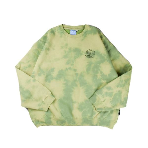 トレーナー スウェット 「Remember./リメンバー」ブリーチ スウェット メンズ レディース