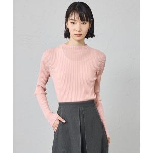 ニット セーター 「定番/着回し抜群」シアーニットタートル レディース