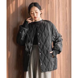 ダウンコート ダウンジャケット ステッチレスダウンコート レディース