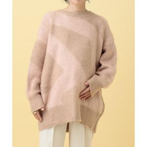 マタニティ 「産前・産後対応」マタニティ／2WAYニュアンス柄カーディガン　632318