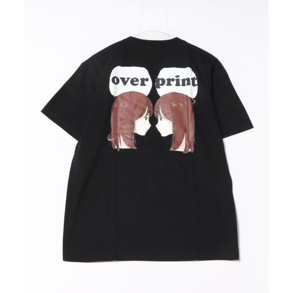 tシャツ 半袖 overprint/オーバープリント/each other Tee(brown) レ...