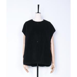 コート アウター ボアベスト レディース