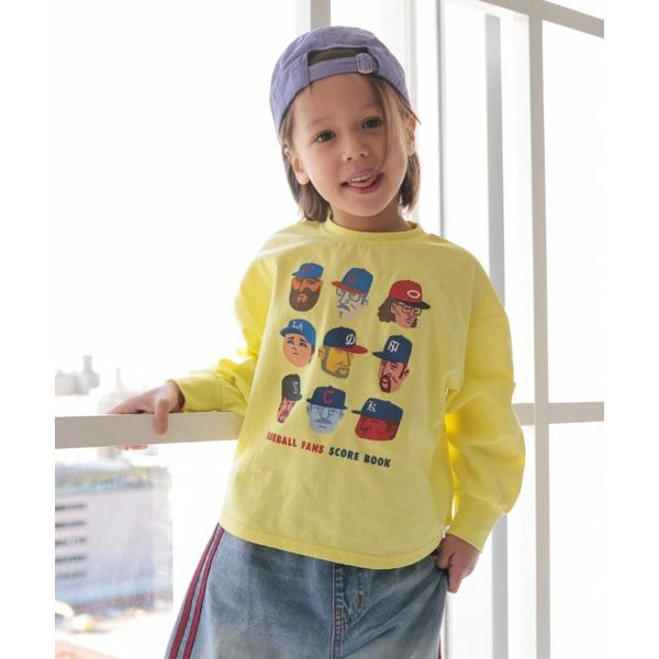 tシャツ BASEBALL PLAYERプリントロンT「ONLINE EXCLUSIVE」 キッズ ...