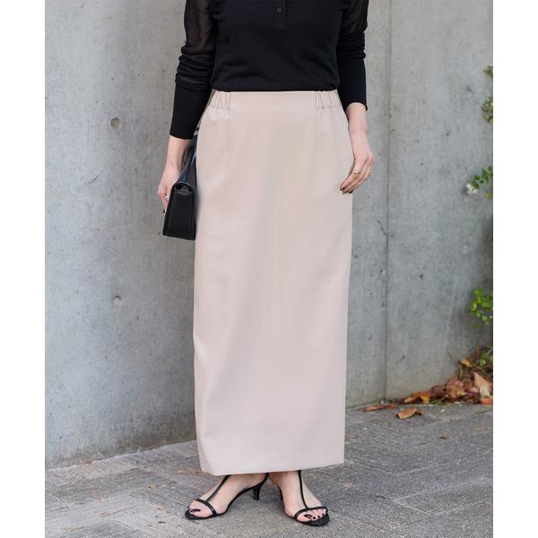 スカート 手洗い可 / T/R ダブルクロス スカート