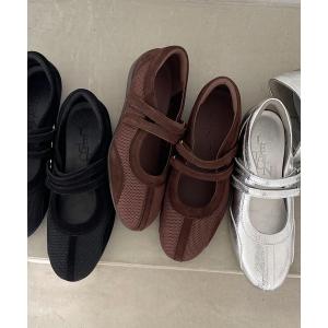 スニーカー Lメリージェーンスニーカー レディース