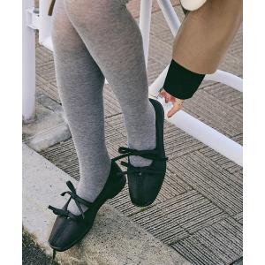 スニーカー 「追加」Lダブルリボンバレリーナ レディース