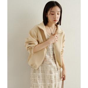 ブルゾン アウター ポンチブルゾン レディース